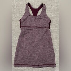 Lululemon Striped Racerback Tank Top Size 4